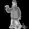Blaze graffiti character